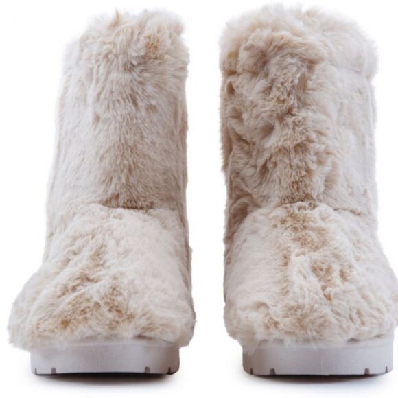 FROZEN-26 FUR BOOTS Women –  Beige Fur - Picture 6 of 9